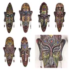 Резная настенная подвеска в африканском стиле искусство на стену маска для крыльца украшение на стену индивидуальное украшение для домабарамагазинапаба