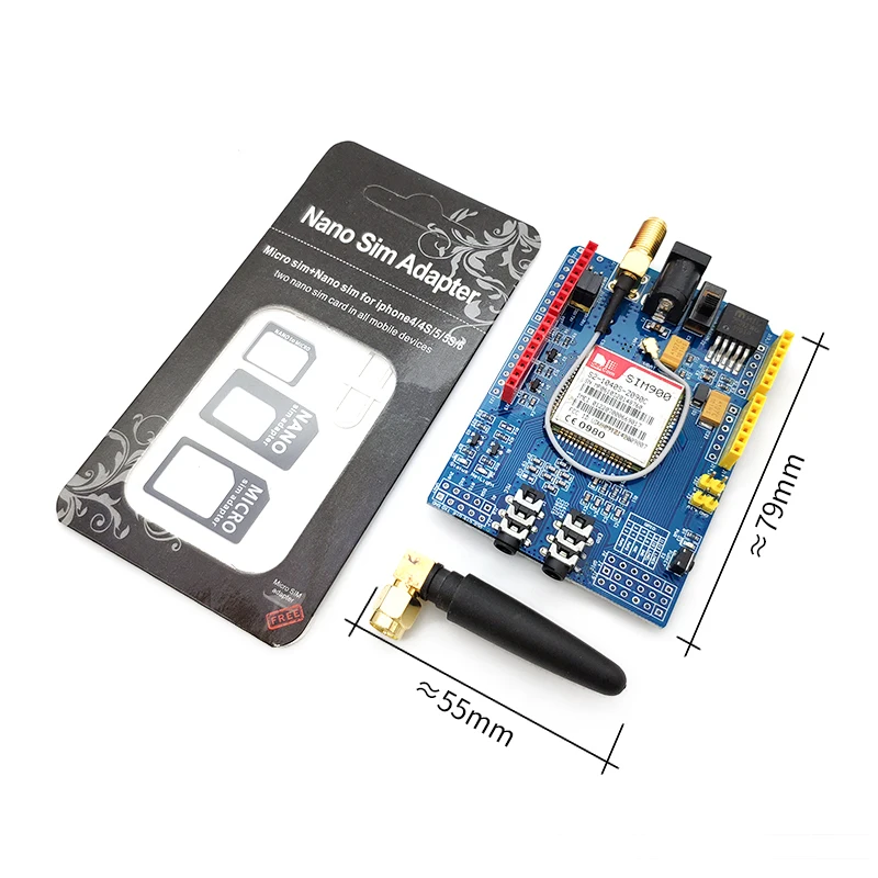 Защитная макетная плата SIM900 GPRS/GSM