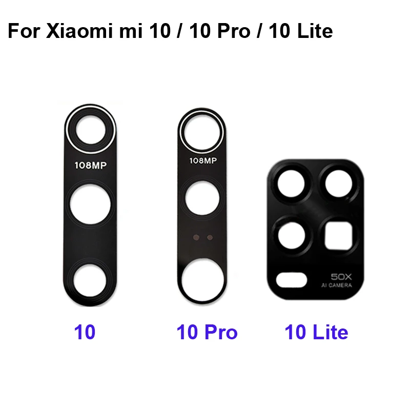

High quality For Xiaomi mi 10 Back Rear Camera Glass Lens test good For Xiaomi mi 10 Pro Replacement Parts 10 Lite