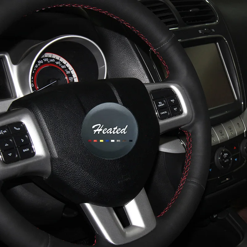 Кожаная наппа с подогревом для Dodge Grand Caravan Journey Avenger Durango автомобильный Стайлинг