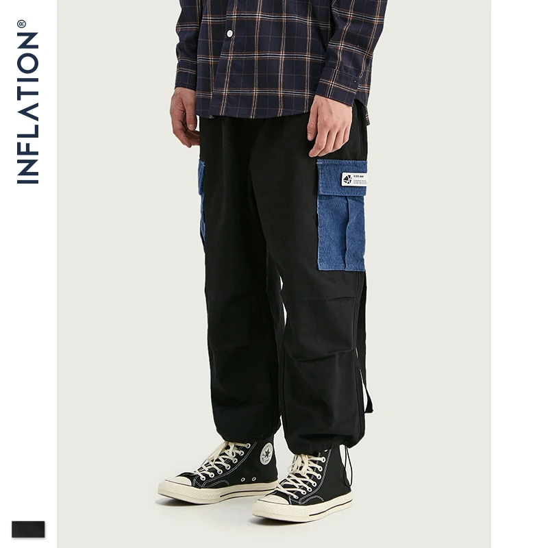 Мужские брюки-карго с карманами осень 2019 уличная одежда свободные для бега