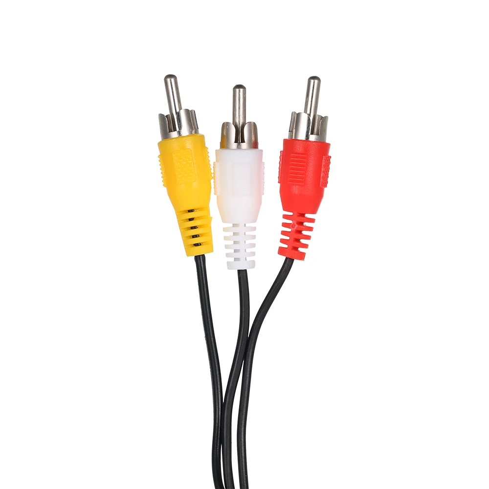 3 5 мм Джек RCA Мужской аудио видео кабель AV провод шнур 1 2 м DV MP4
