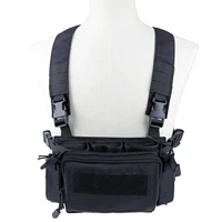 tactical bag belt bag pouch pack unisex streetwear vest chest bag oxford cloth waist bag storage vest for camping hiking fishing