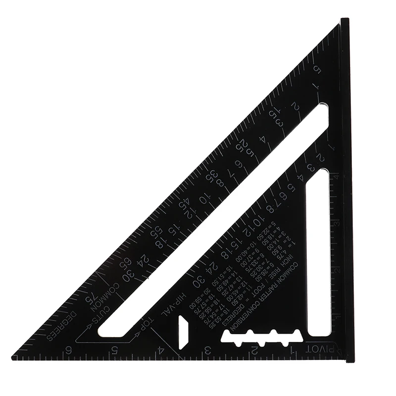 7 ''алюминиевый сплав треугольный Угол транспортир скорости квадратный
