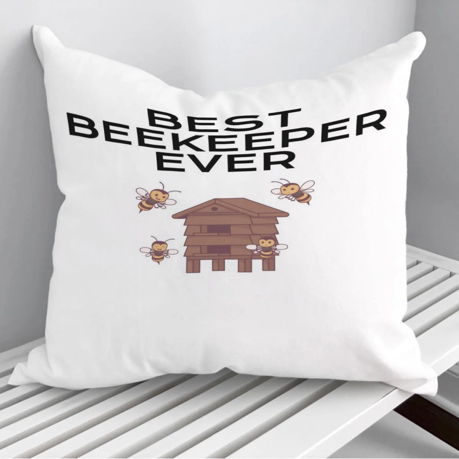 

Best beekeeper ever Throw Pillows Cushion Cover On Sofa Home Decor 45*45cm 40*40cm Gift Pillowcase Cojines Dropshipping