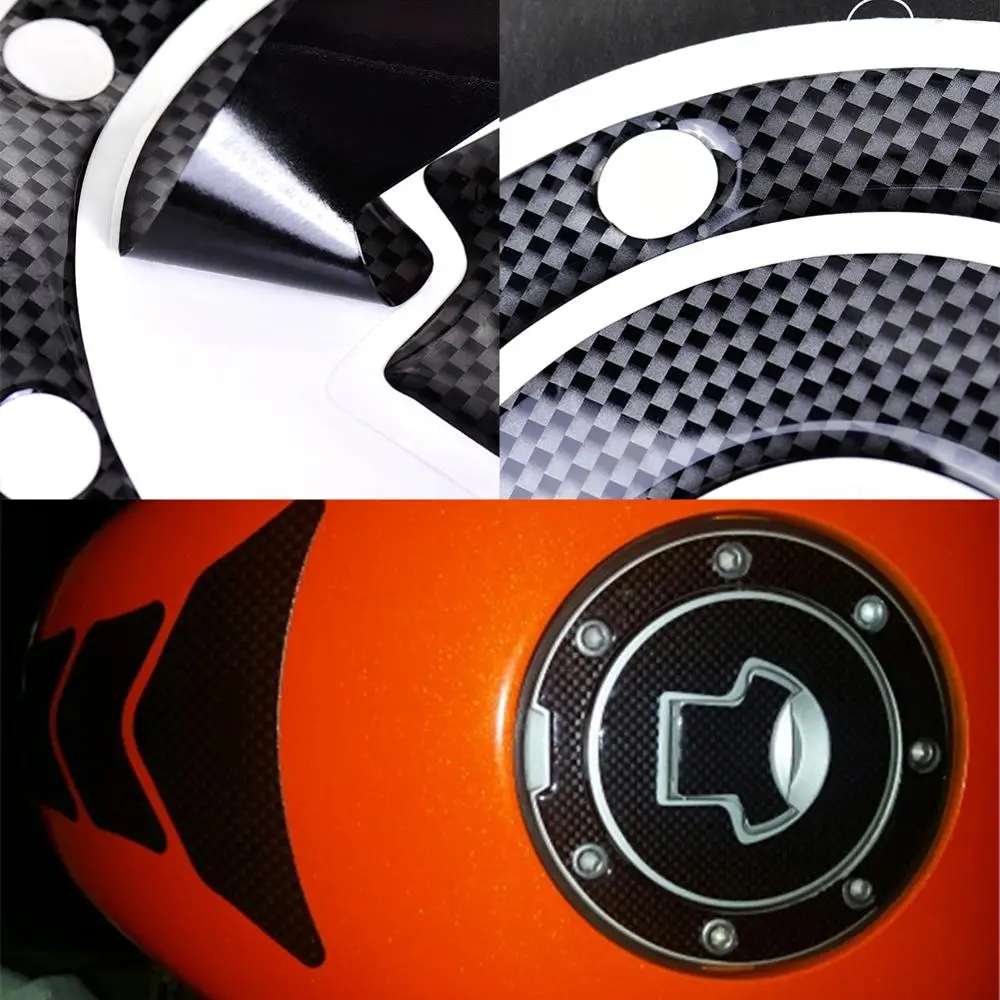 Universal Mototcycle Gas Tank Sticker Fuel Cap Cover Pad For HONDA CB190R/750/400/1000R CBR250/600R VFR Hornet | Автомобили и