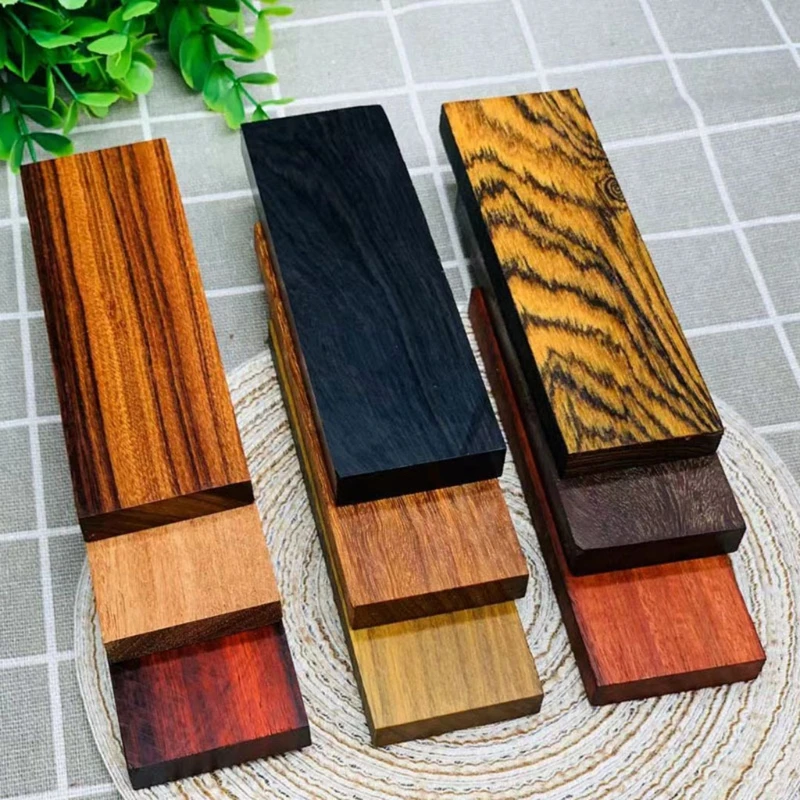 

DIY Handle Blank Exotic Knife Scales Wood 120*40*10MM 4.7 x 1.6 x 0.4 inch