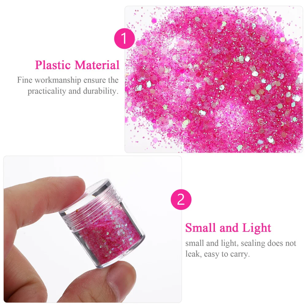 

20 Boxes Decorative Fingernail Glitter Powder Manicure DIY Shimmering Powder