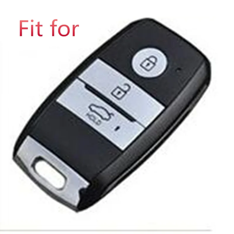 Забавный силиконовый чехол из углеродного волокна для автомобильного ключа Kia Ceed