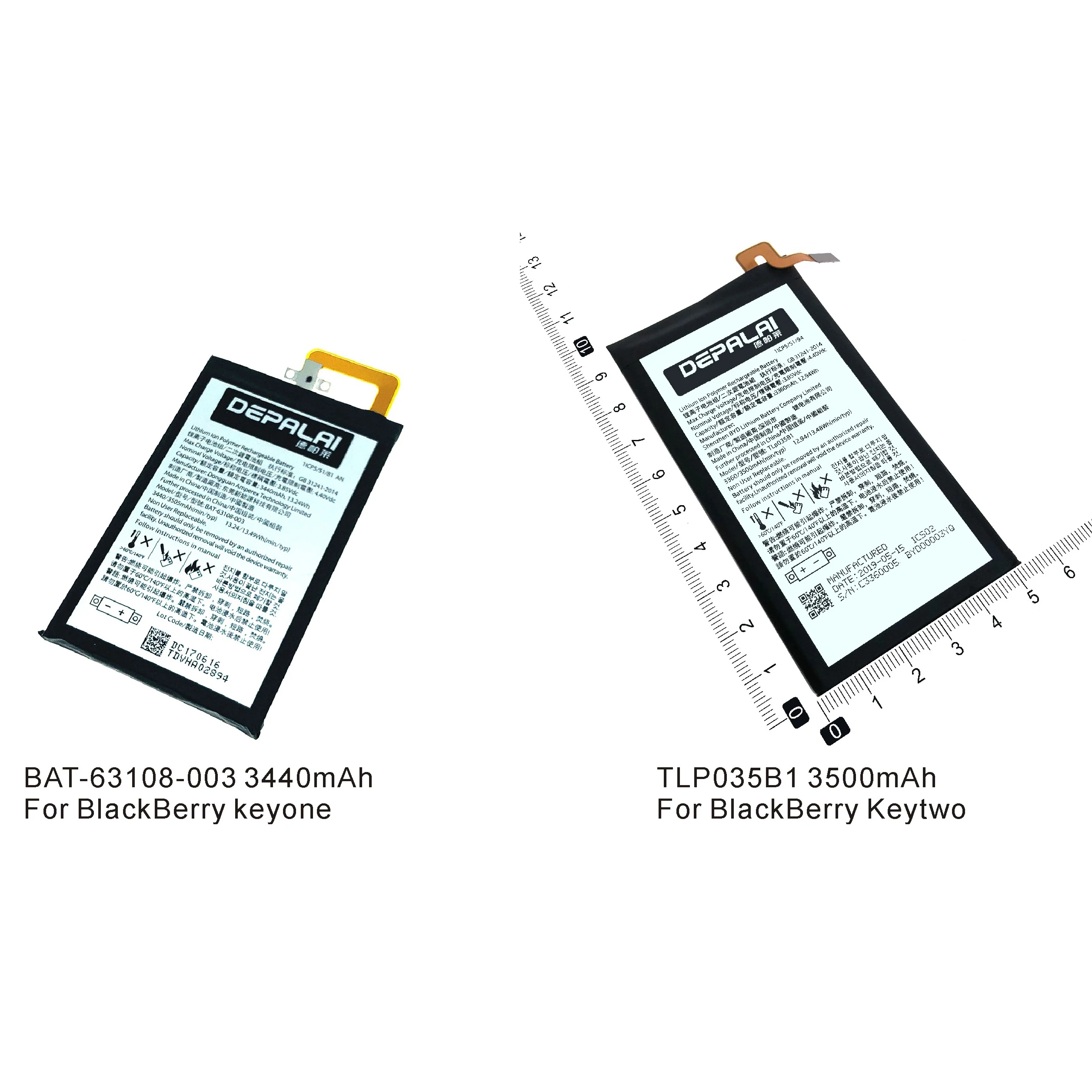 Аккумулятор BAT 63108 003 TLP035B1 для смартфона BlackBerry key one Keytwo KEY2 батареи Alcatel DK70