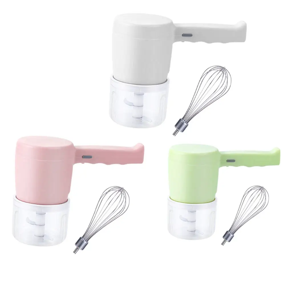 

Dual Mode Electric Wireless Whisk Garlic Chopper Meat Grinder Home Kitchen Coffee