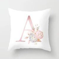 rose gold pink english letter cushion cover valentines day gifts kissen decorative throw pillowcase for couch car sofa home