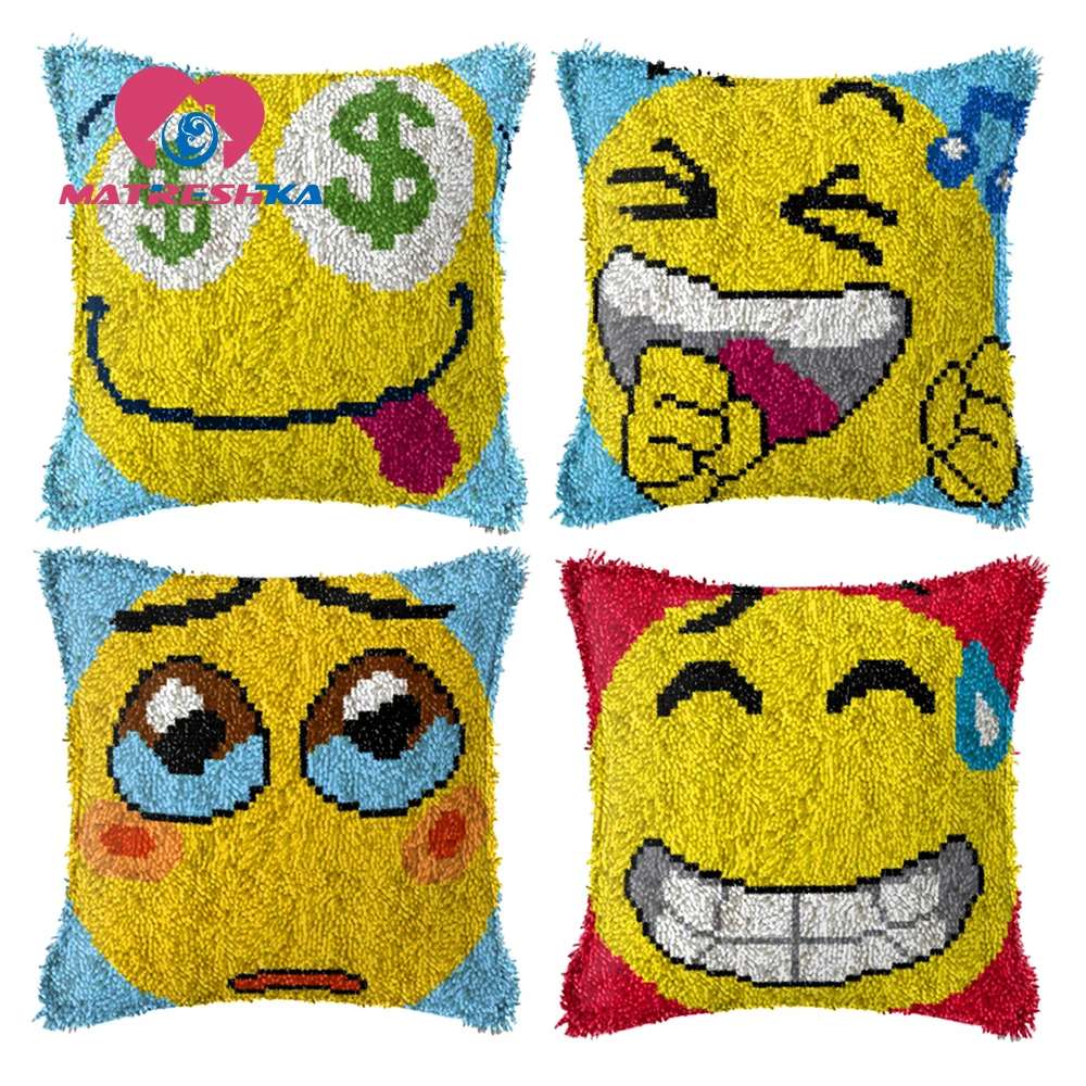 

Подушка для вышивки крестом Smile, распродажа наборов для вышивки, Набор для вышивки крестиком, искусственная подушка, подушки для вышивки кре...