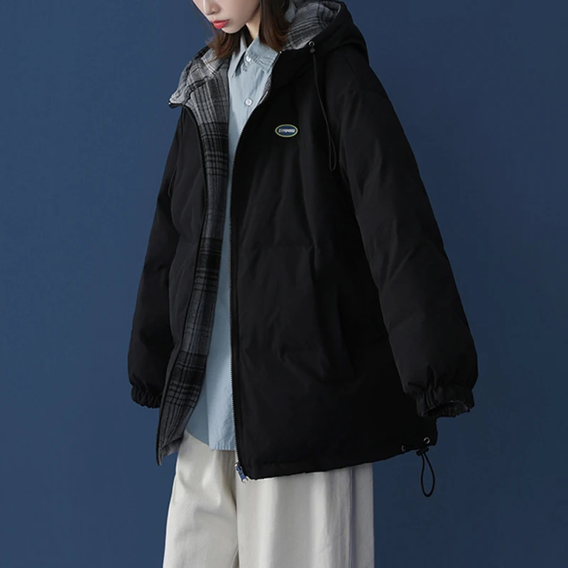 Разборчивого зимняя куртка для женщин толстые свободные женские теплые зимние