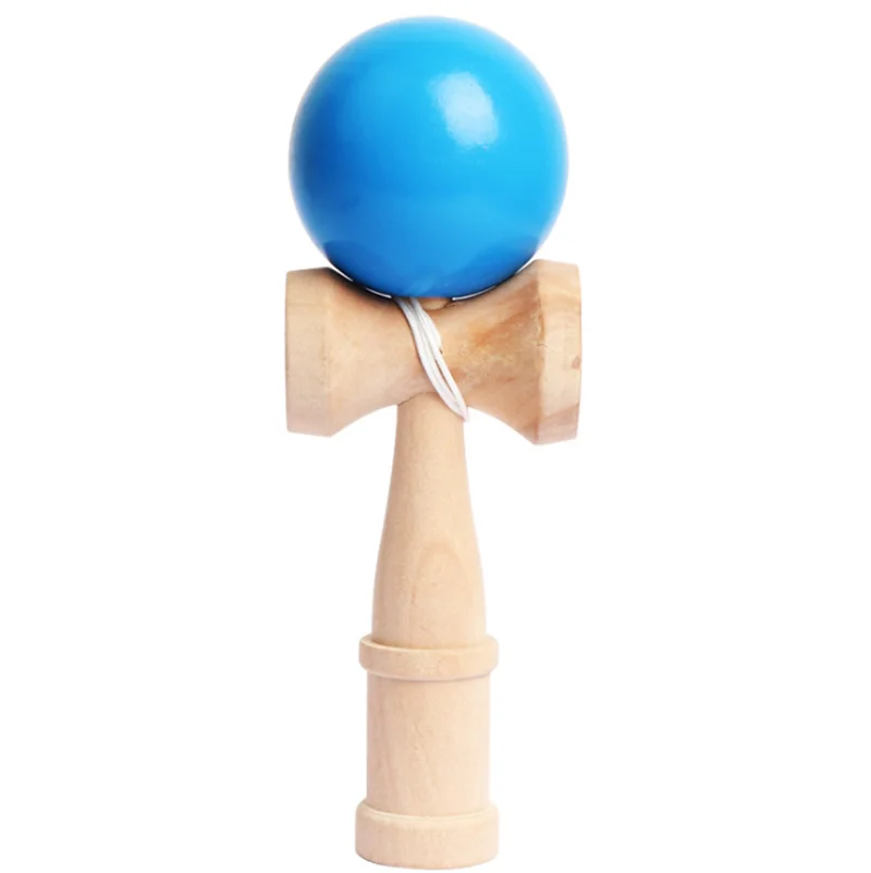 

Rubber Elastic Wooden Sword Ball Children's Educational Fitness Toy Gift Random Color Skillful Juggling Ball Game Kids Toy