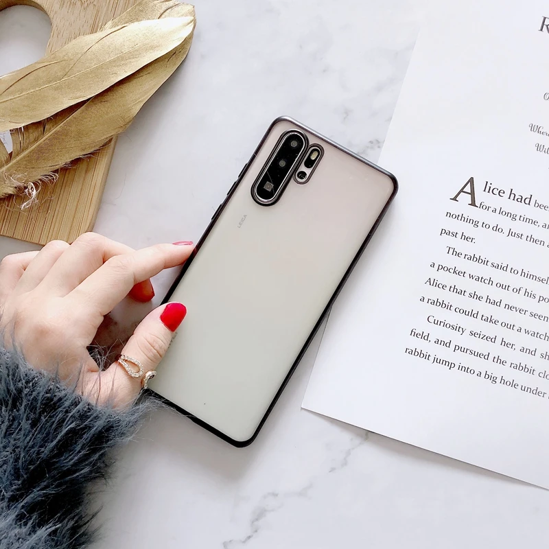 Color Matte Plating Soft Silicone Transparent TPU Phone Case Cover For Xiaomi Mi 9T Redmi Note 7 8 K20 Note8 Pro Coque Capa | Мобильные