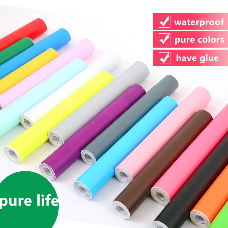 Матовые самоклеющиеся обои для детской комнаты спальни общежития стикер