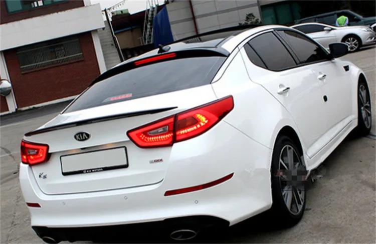 Спойлер для Kia Optima 2014 2015 спойлер YCDK из АБС пластика автомобиля заднее крыло