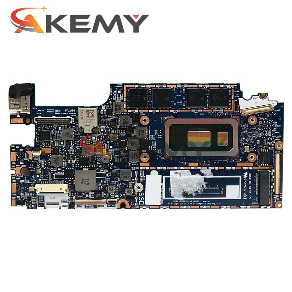 Billig Akemy Für HP Elite Libelle HSn-I32C 6050A3074401-MB-A02 Laptop Motherboard Mianboard W/ I7-8565U CPU + 16GB RAM