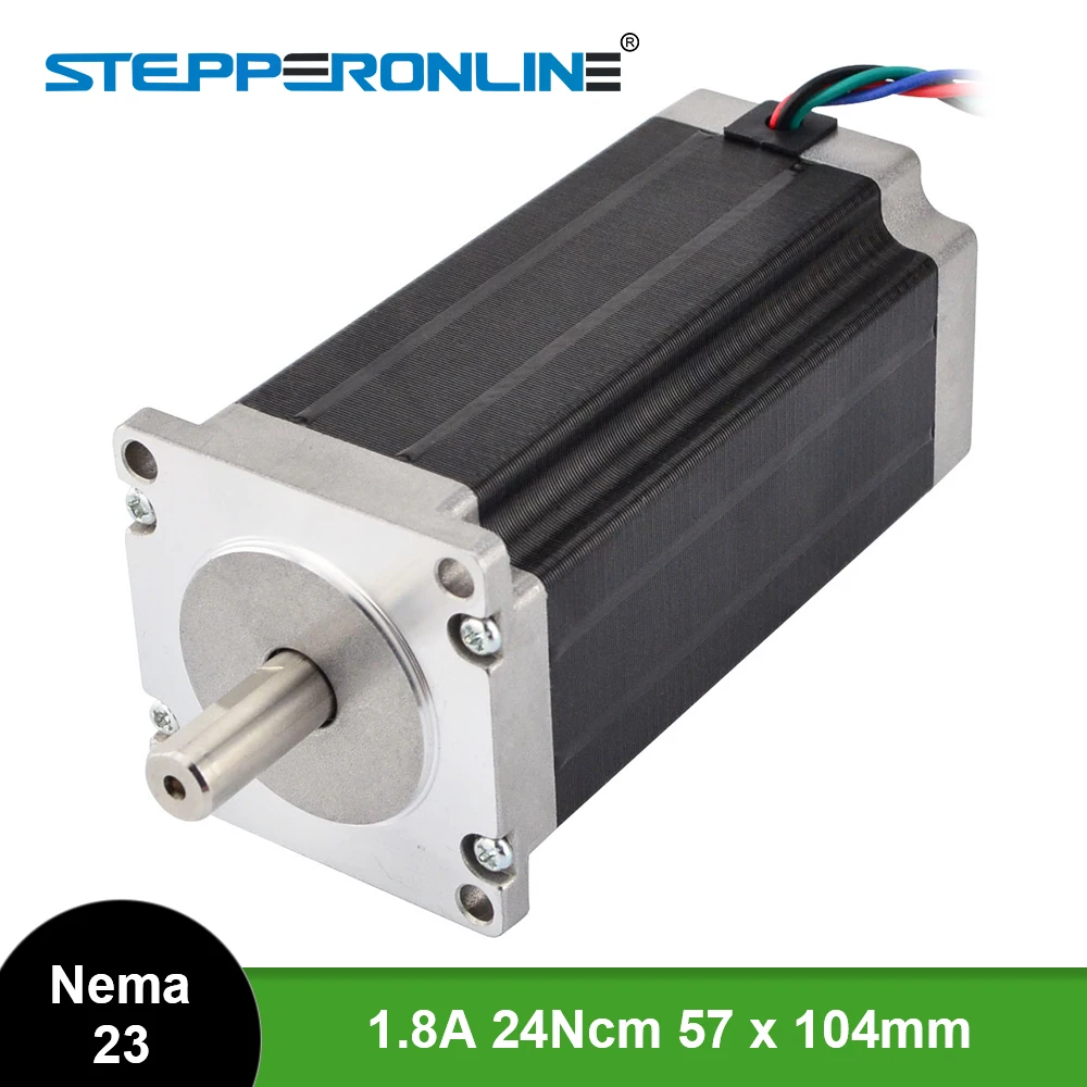 

NEW Stepping Motor 2.4Nm 1.8A 8mm Shaft Nema23 Stepper Motor 4-lead 57 Motor for CNC Router Lathe Robot