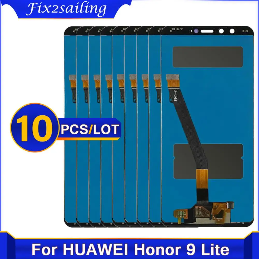10 шт. 100% протестированный оригинал для Huawei Honor 9 Lite ЖК дисплей сенсорный экран Honor9