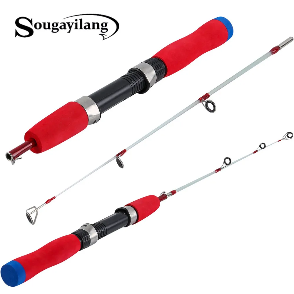 Sougayilang портативная карбоновая удочка супержесткая лодка приманка для ледяной