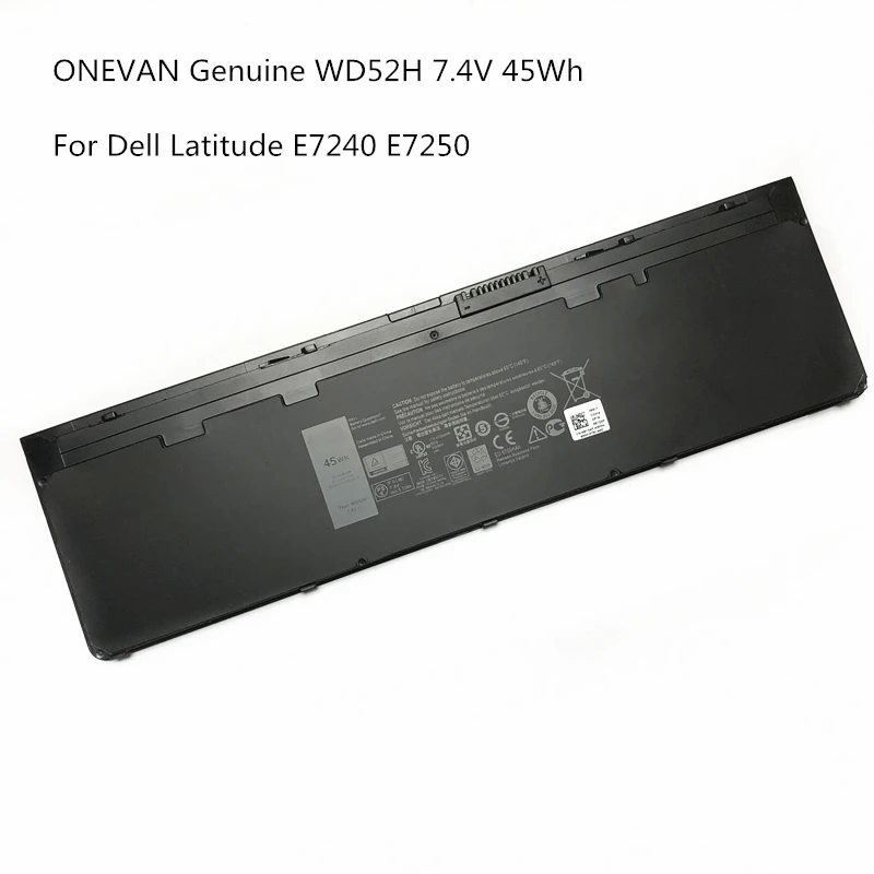 Новый WD52H новый ноутбук Батарея для DELL Latitude E7240 E7250 E7270 W57CV F3G33 0W57CV GVD76 VFV59 7 4 V