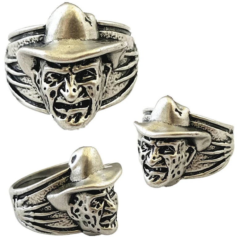 

FANTASY UNIVERSE TV Movies Show Original Design Quality Anime Cartoon Cosplay Horror Freddy Ring Gifts for Men Woman