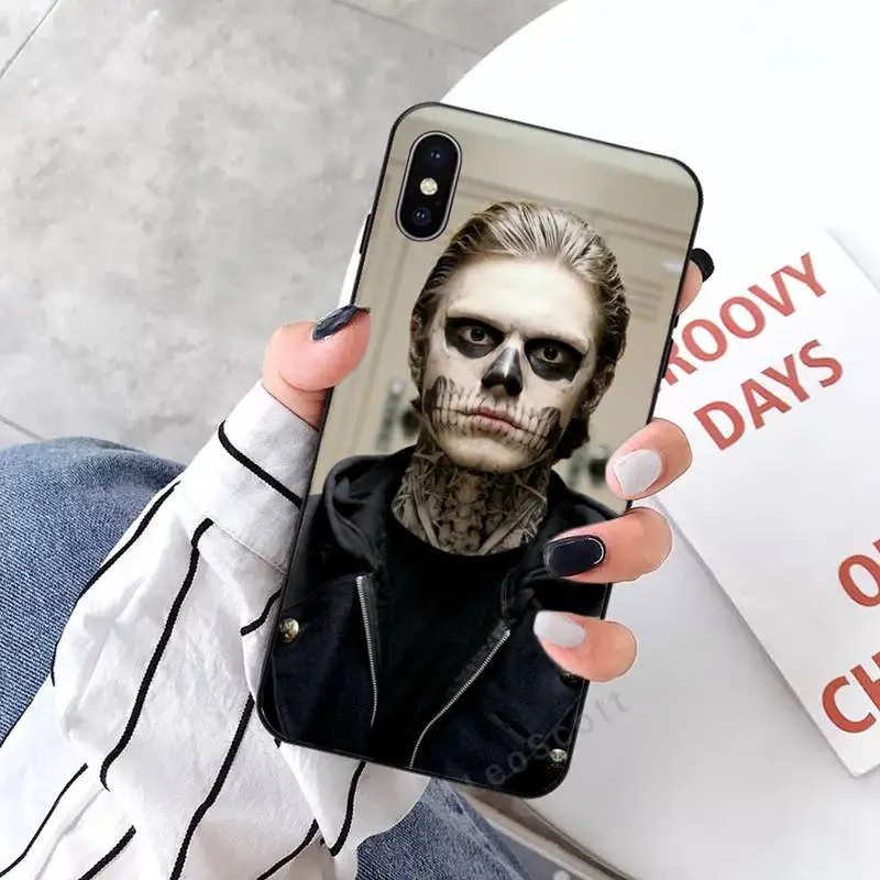 

Evan Peters Phone Case for iPhone 11 12 mini pro XS MAX 8 7 6 6S Plus X 5S SE 2020 XR