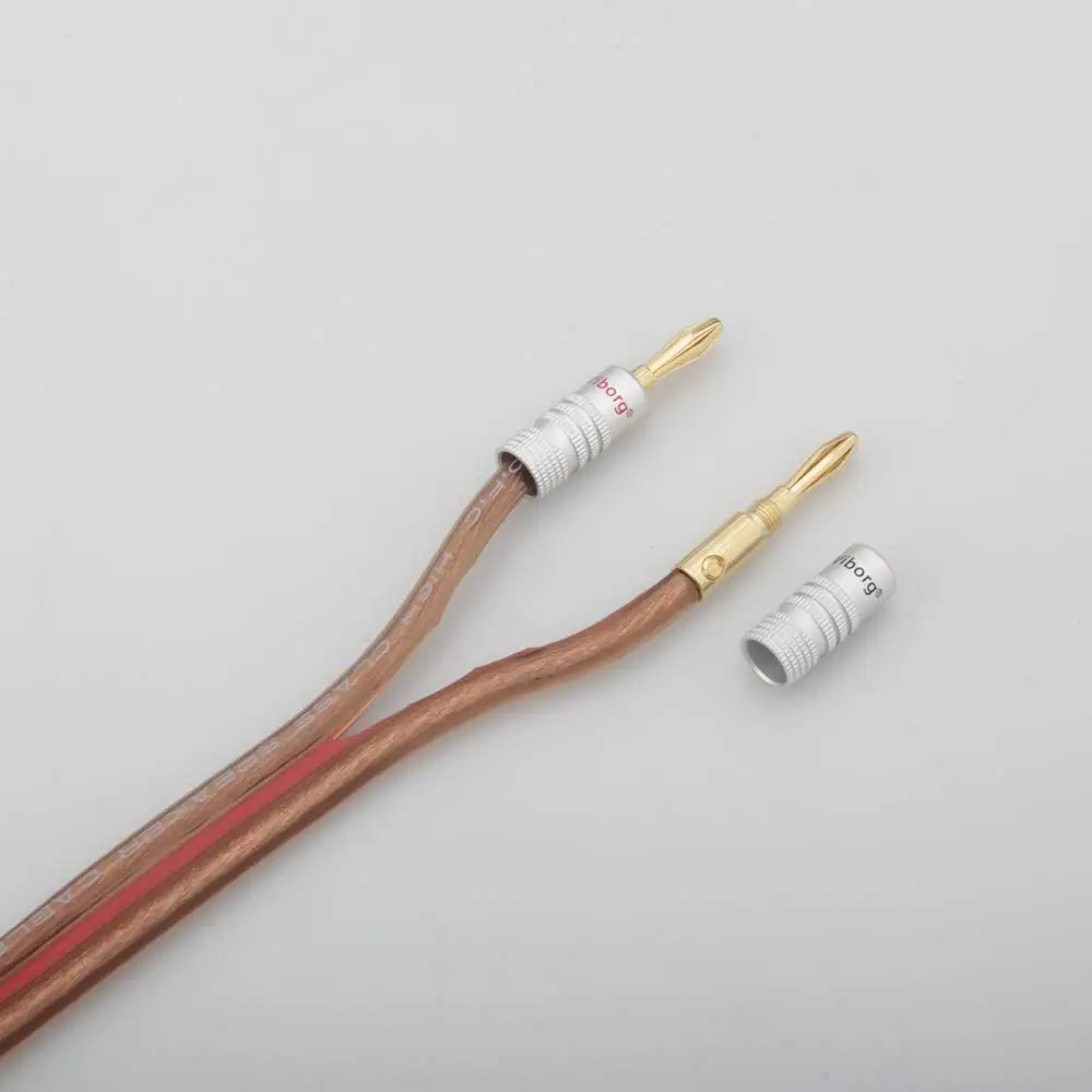 Виборг X24 шт. 4 мм штекеры банановых динамиков позолоченный винт 24 К Удлинительный