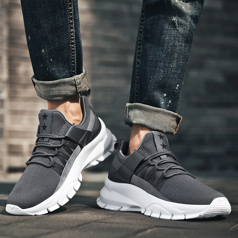Men Casual Sneakers Light Sport Gym Training Men Sneakers Male Outdoor Anti-skid Walking Jogging Sports Shoes Zapatillas Hombre