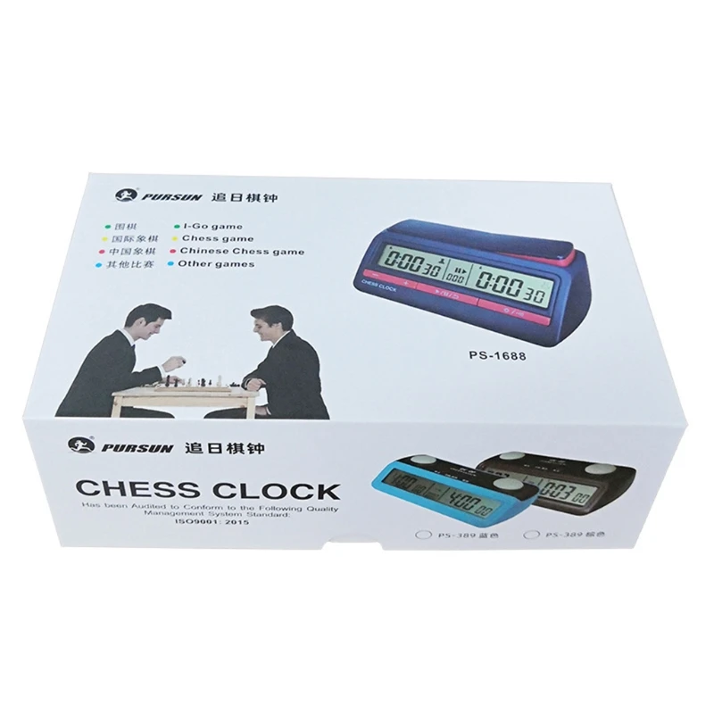 

Advanced Chess Digital Timer Chess Clock Count Up Down Board Game Clock Drop Shipping