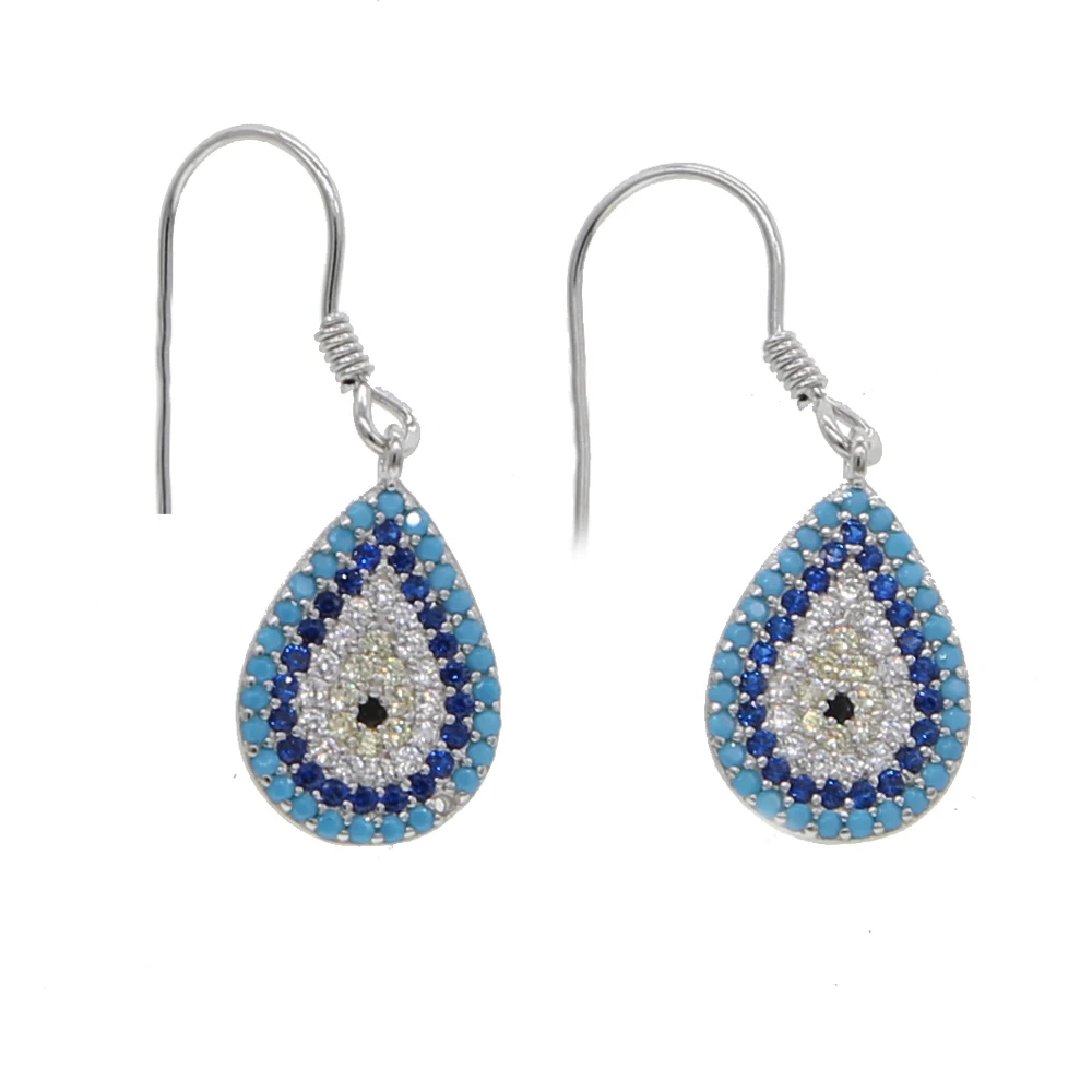 Brincos Pendientes Mujer Oorbellen Brand Long Earrings With Stones Tear Drop Crystal For Wedding Party Jewelry Micro Pave | Украшения и