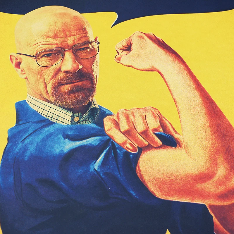 Винтажный постер DLKKLB во все тяжкие забавная Крафтовая бумага картина для