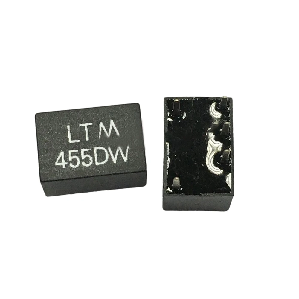 10Pcs/Lot LTM455D LTM455DW 455D B55DC 2+3 5Pin DIP-5 455KHz ceramic filter For communication Signal relay
