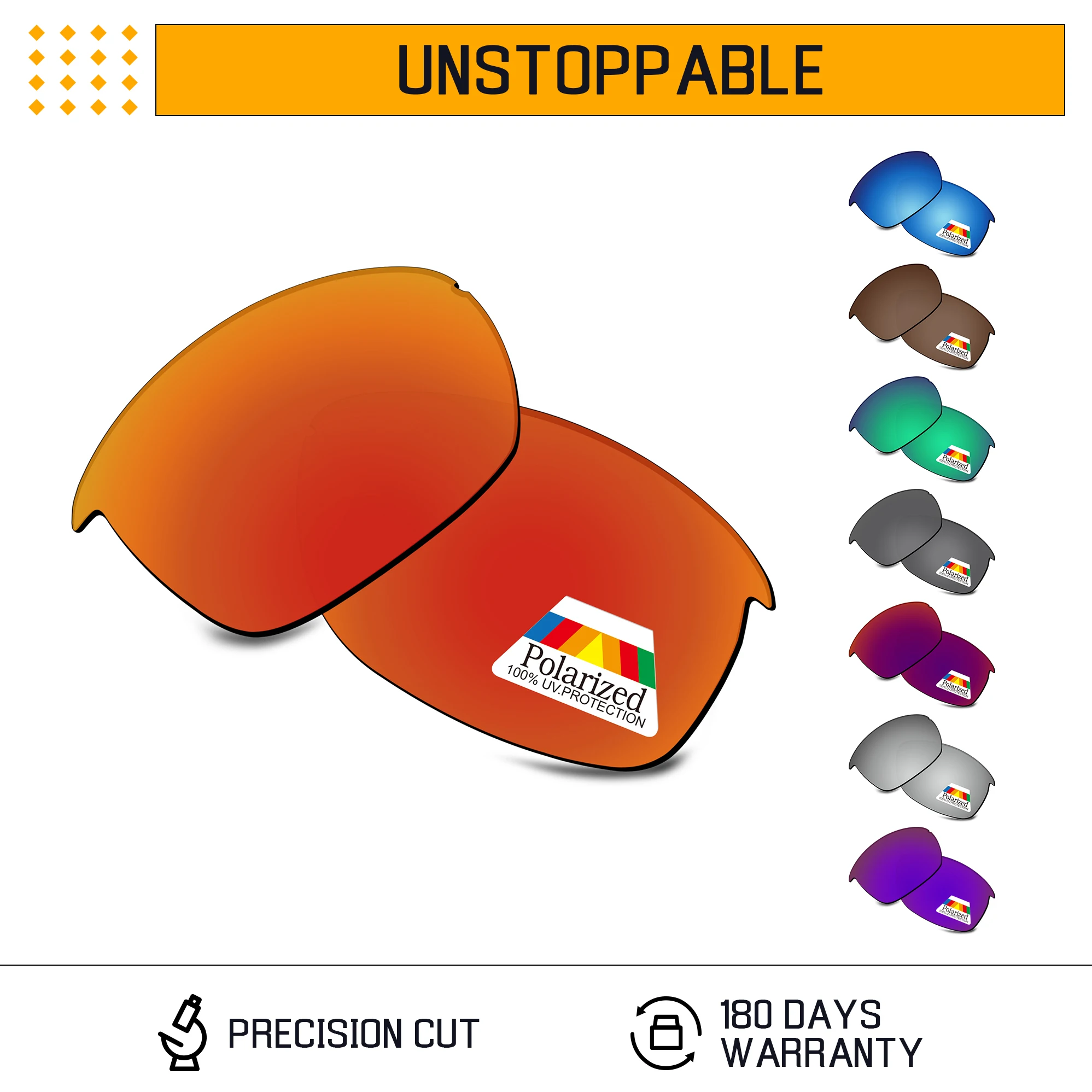 

Bwake Polarized Replacement Lenses for-Oakley Unstoppable OO9191 Sunglasses Frame - Multiple Options