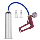 Мощные ручные вакуумные насосы для пениса с Accu-метром, присоска для сосков, ручное приведение, увеличение, фаллоимитатор, увеличение, профессиональная игрушка для взрослых, пуля