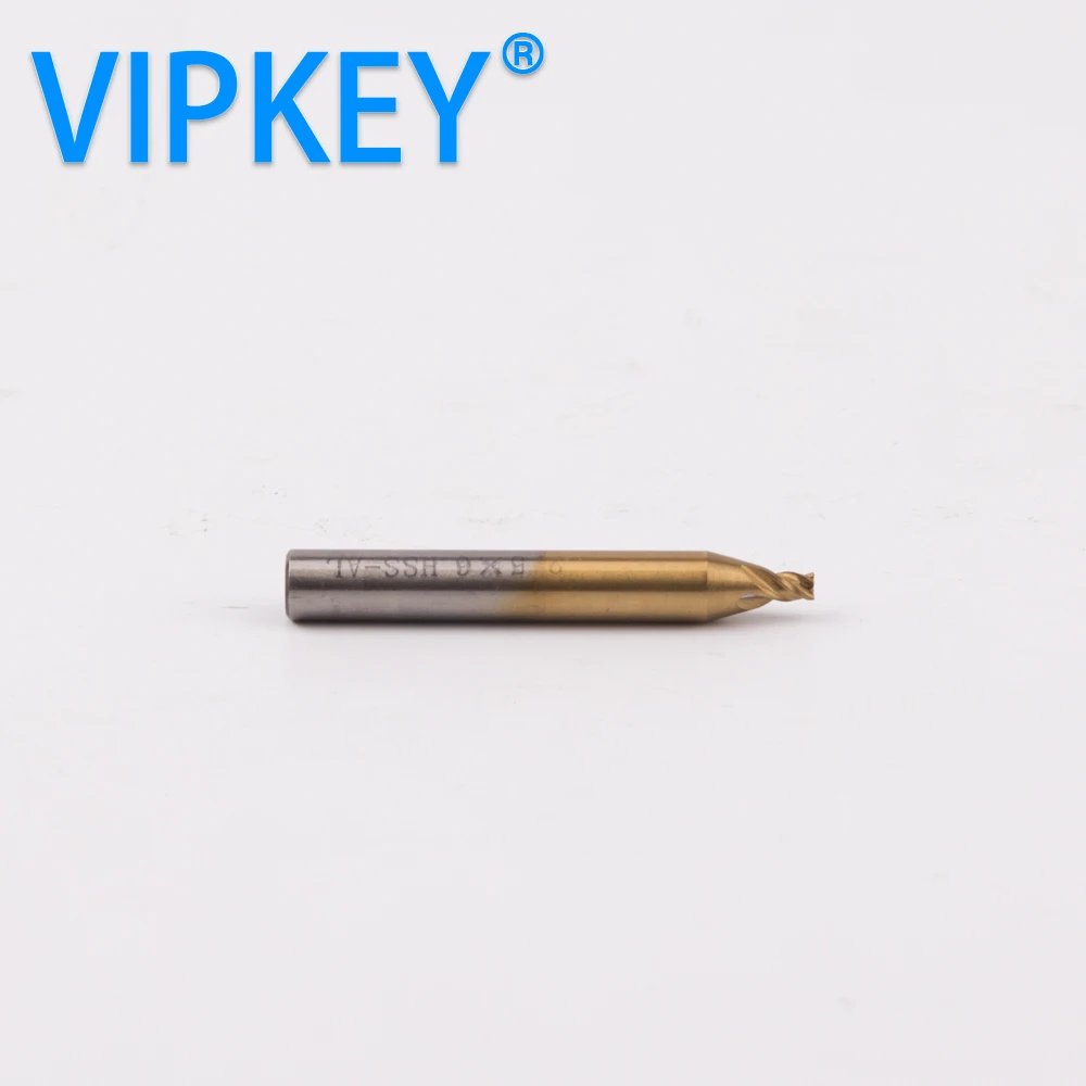 5 шт./лот высококачественные 2 мм HSS титанизированная Концевая фреза фрезерный