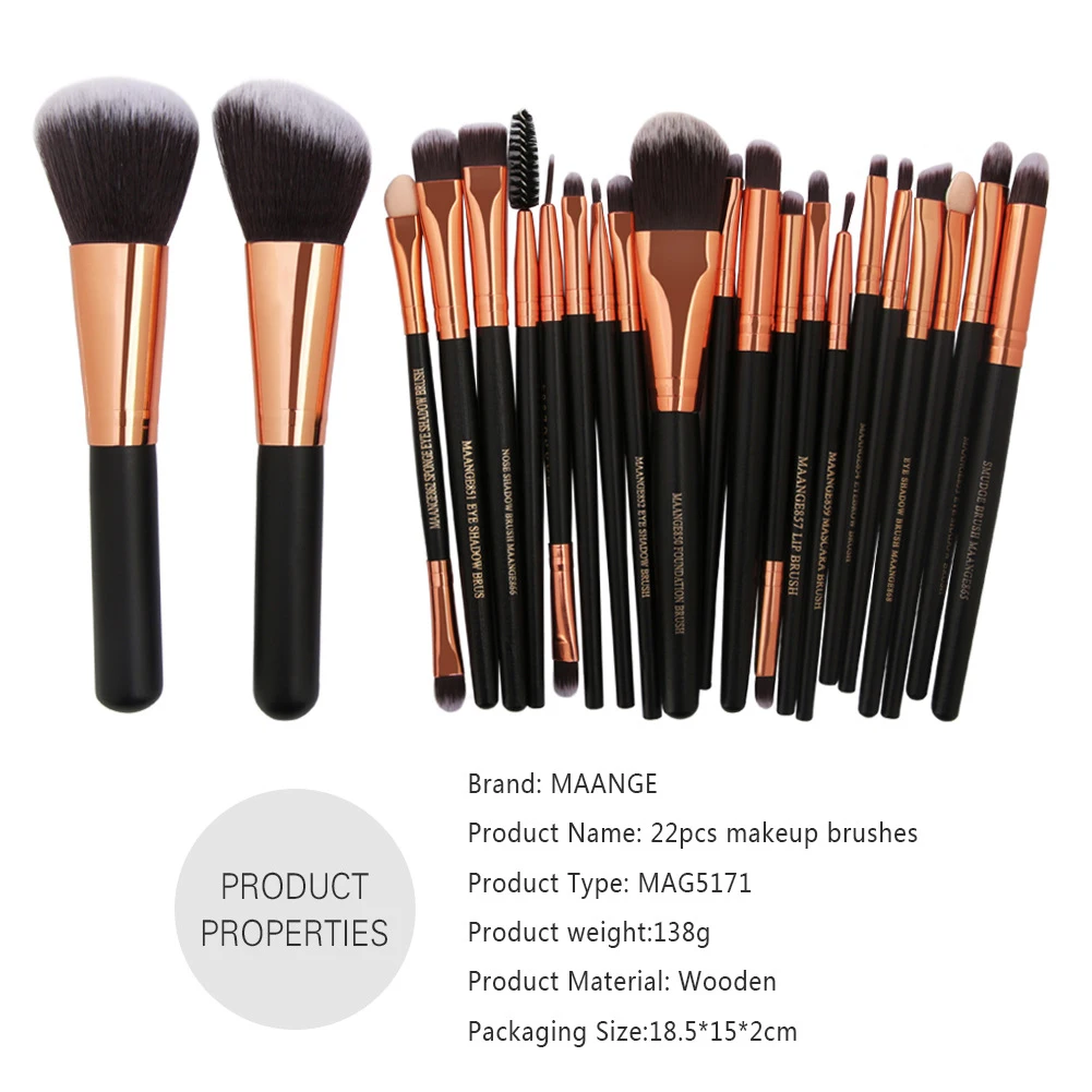 

20pcs/set Makeup Brush Set Tools Wool Brushes Kits Convenient for you take