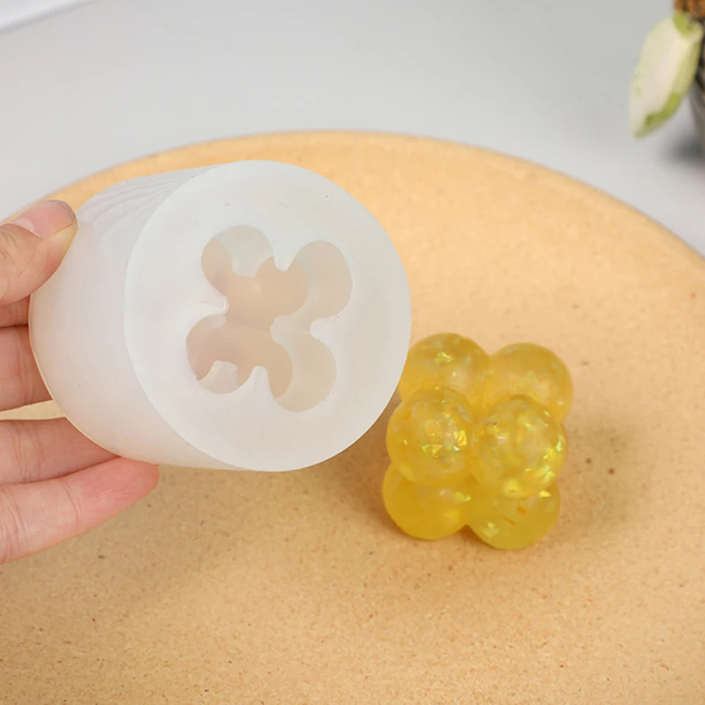 

3D маленькие кубические формы для свечей силиконовые формы для свечей для самостоятельного изготовления свечей ручной работы ароматерапия ...