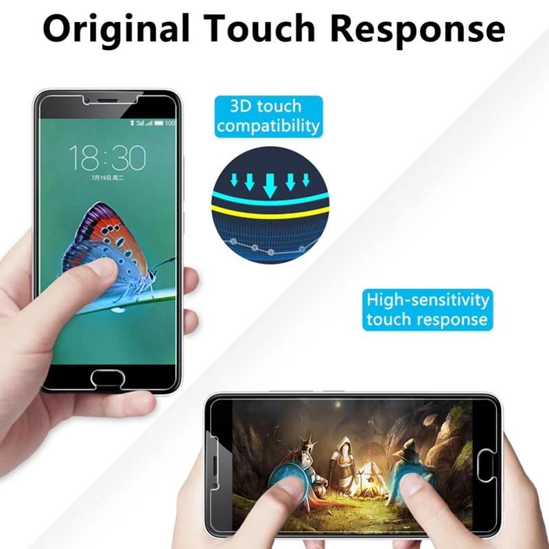 Tempered Glass on Meizu M6 Note M6S M6T U10 Protective Glass for Meizu M5 Note M5S M5C U20 Screen Protector on Meizu M3 Note M3S