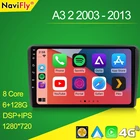 Беспроводной Carplay Android авто для Audi A3 2 8P 2003 - 2013 S3 2 2006 - 2012 RS3 автомобильный Радио Мультимедиа Видео плеер навигация GPS