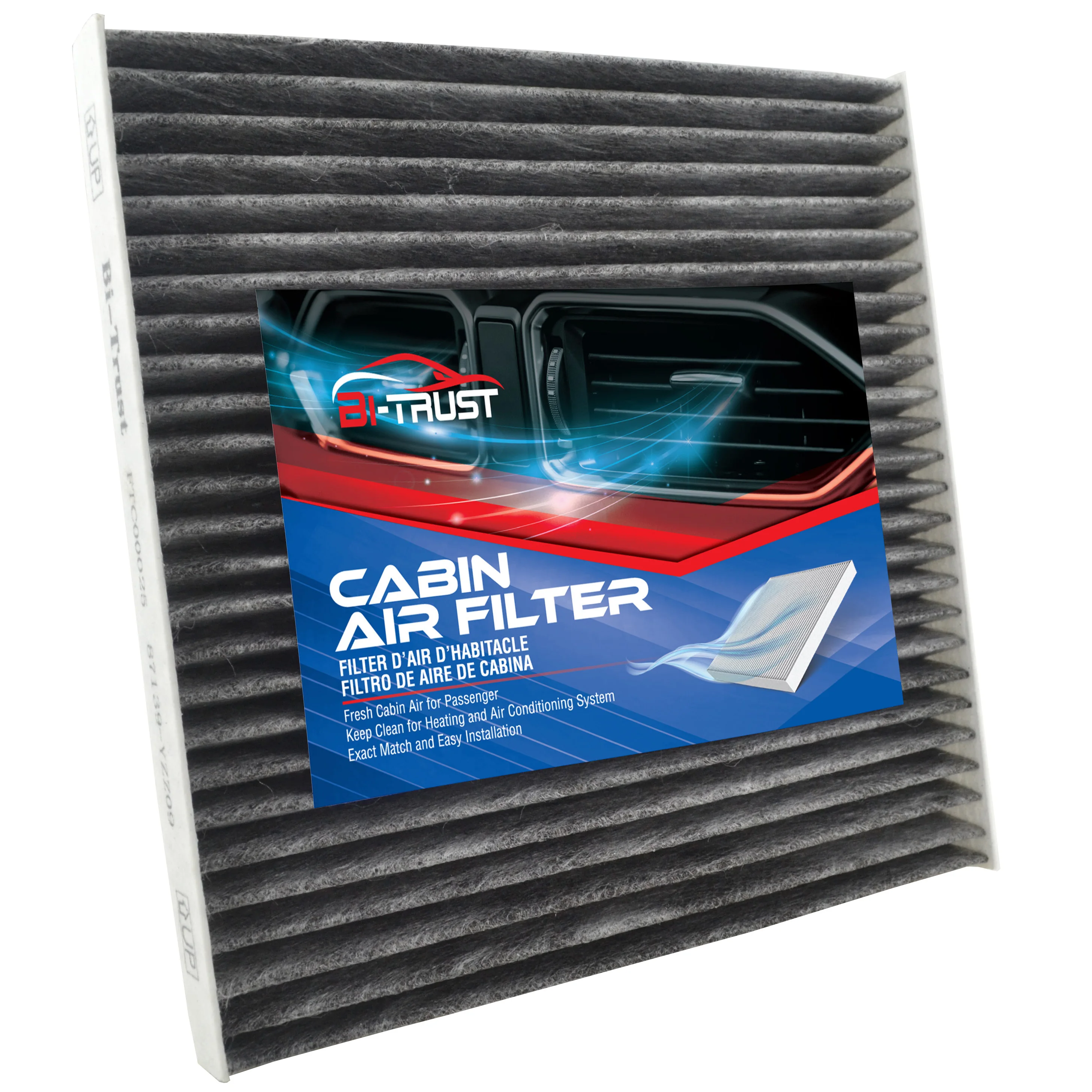 

Bi-Trust Cabin Air Filter Replacement for Toyota Tacoma/Pontiac Vibe/Dodge Dart CF10374,87139-YZZ09,88508-04010