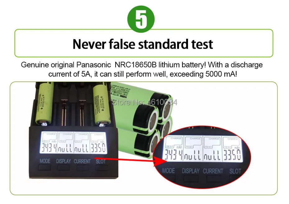 Литиевая аккумуляторная батарея Panasonic 100% оригинальный новый 3 7 v 18650 3400mah NCR18650B для