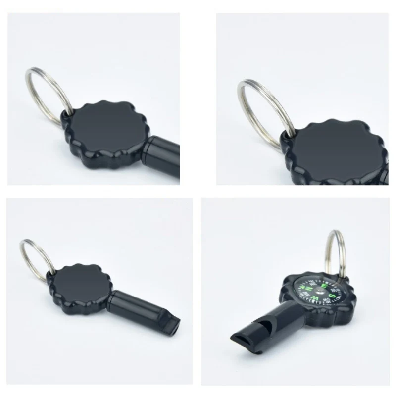 Новый 2 в 1 аварийный свисток компас многофункциональный брелок EDC инструмент для
