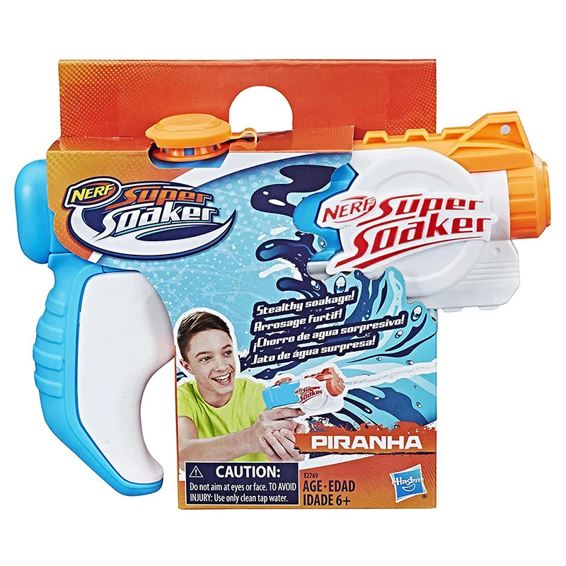 Оригинальный водяной пистолет Nerf серии Super Soaker детский пляжный для игр на