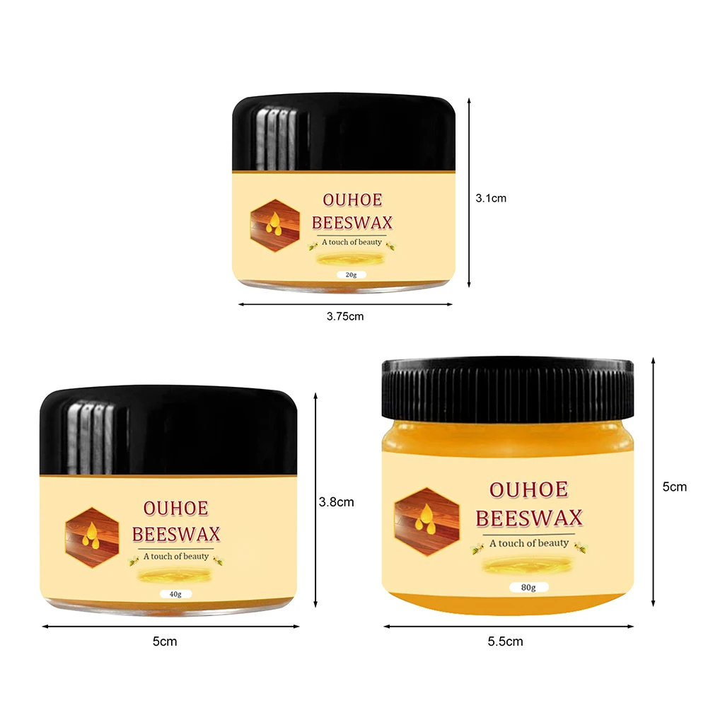 

Furniture Care Polished Pure Beeswax Wear Resistant Floor Refurbished Agent Moistureproof Beeswax Cleaner Prevent Surface