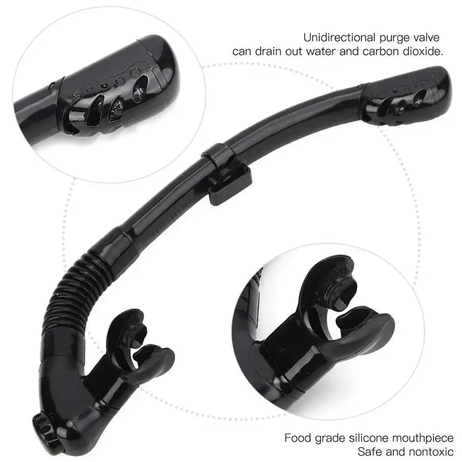 Теплые 5 мм дыхательные трубки для дайвинга все сухие передние принадлежности