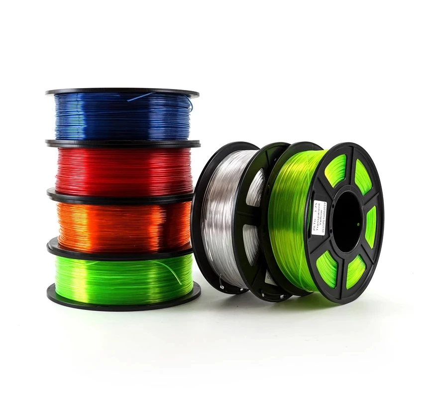 Нить PETG для 3D принтера 1 75 мм точность измерения кг 335 м 10 цветов|Материалы