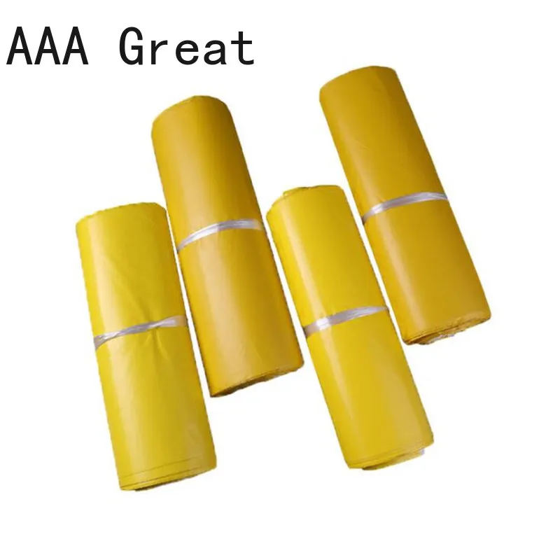 100 шт./лот экспресс сумка почтовый пакет конверт самоклеящиеся пластиковые